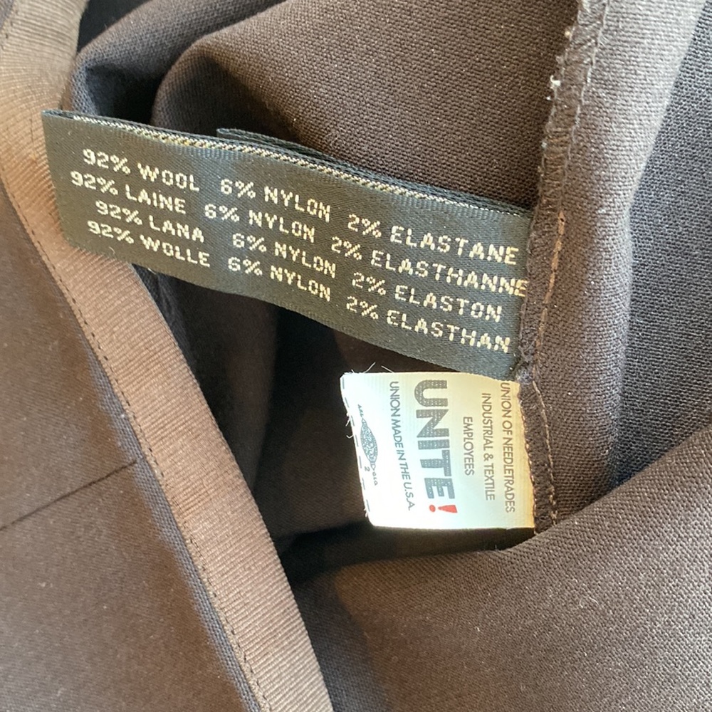 Vintage Ralph Lauren Black Label Brown Flat Front Pants - Picture 10 of 11